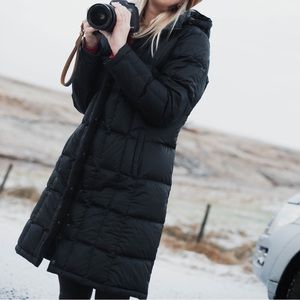 North Face Long Puff Coat Womens